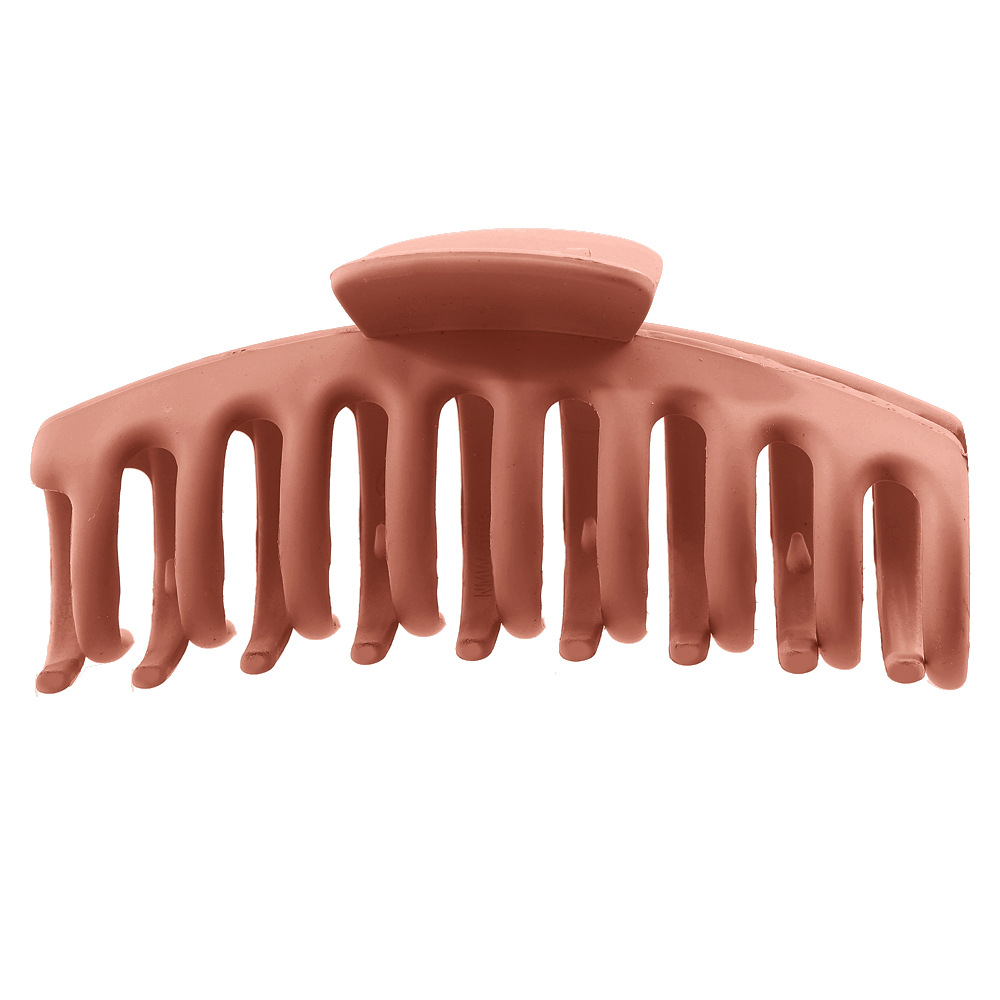 Women's Vintage Style Geometric Solid Color Plastic Resin Stoving Varnish Hair Claws display picture 5