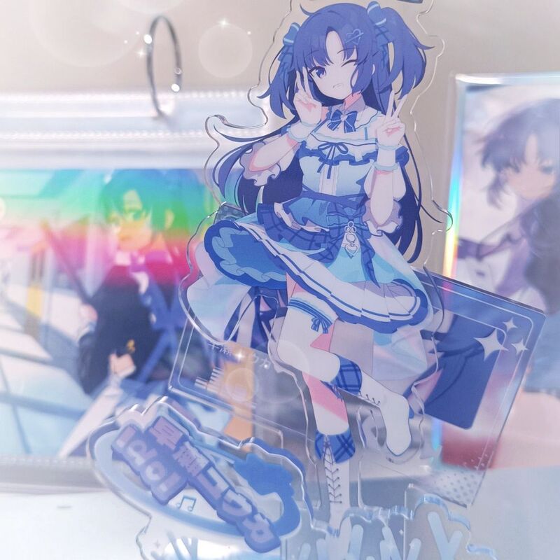 紺碧ファイル碧藍ファイル早瀬優香聖園未花自作アクリル看板置物|undefined