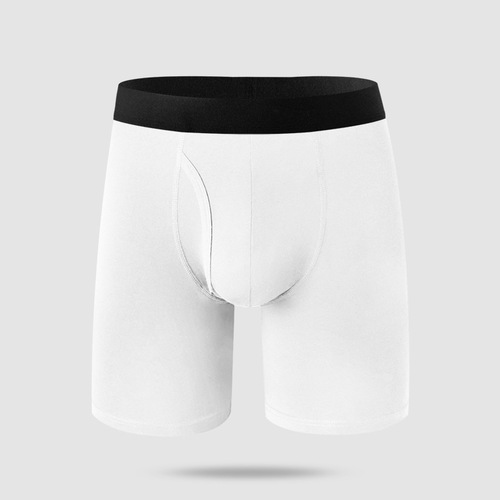 EUC Men's Briefs Cotton Four-Way Stretch Breathable Athletic Large Size Extended Straight Shorts