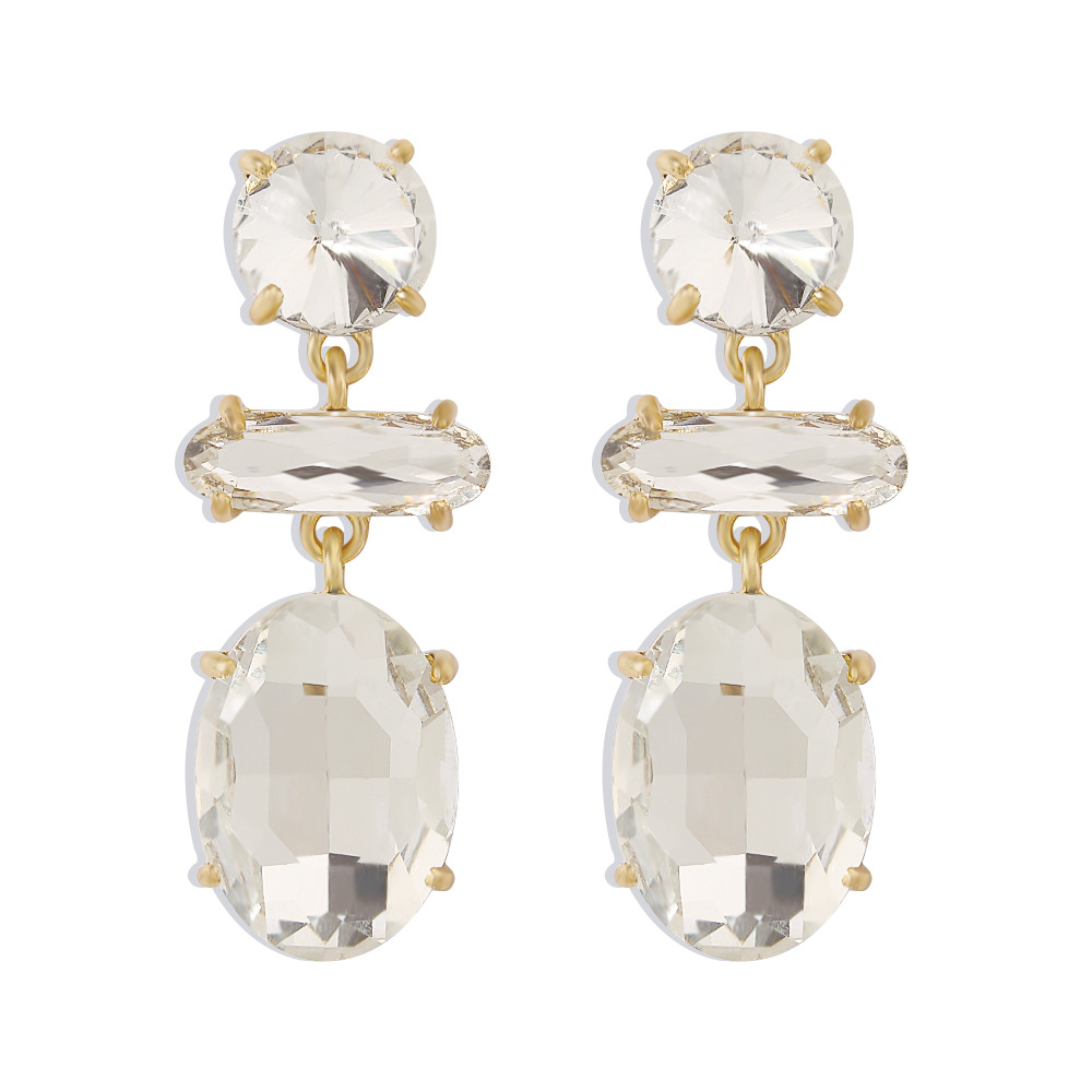 Fashion New Style Diamond Exaggerated Earrings display picture 2