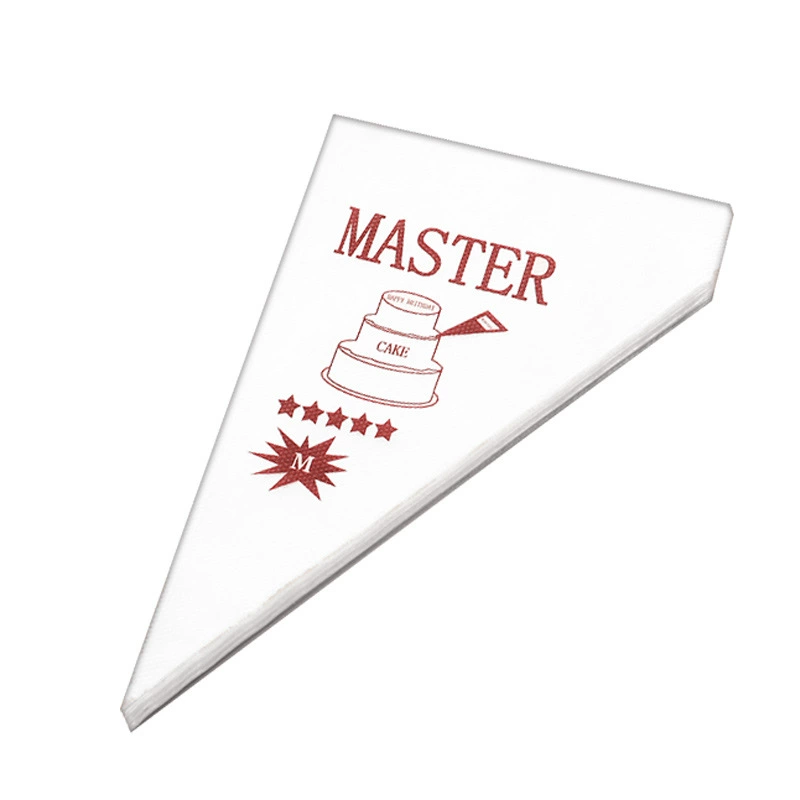 Pastry cream bag, food grade baking cake tool, commercial large size food supplement small size thickened disposable decorating bag