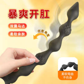 百变神鞭男用后庭拉珠 震动跳蛋多功能肛塞自慰器成人性用品批发