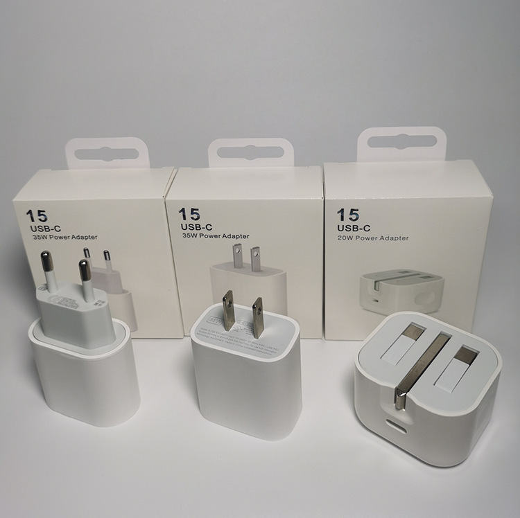 Applicable to Apple 15 fast charging PD20W charging head European gauge 35W European and American gauge British gauge fast charging line fast charger 12W