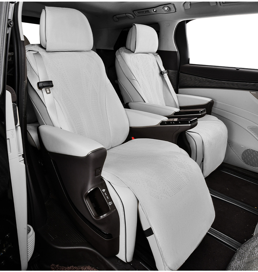 22-25 Denza D9 Seat Cushion Suede Special Car Seat Cover All-Inclusive Ultra-Thin Breathable Four-Season Seat Cushion