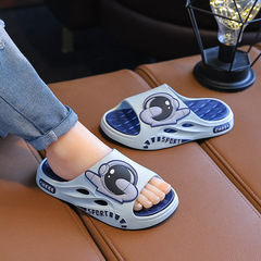 Children's Slippers Parent-child Soft Bottom New Style Adult Summer Cartoon Anti-slip Home Bath Bathroom Outdoor Peeing Feeling 