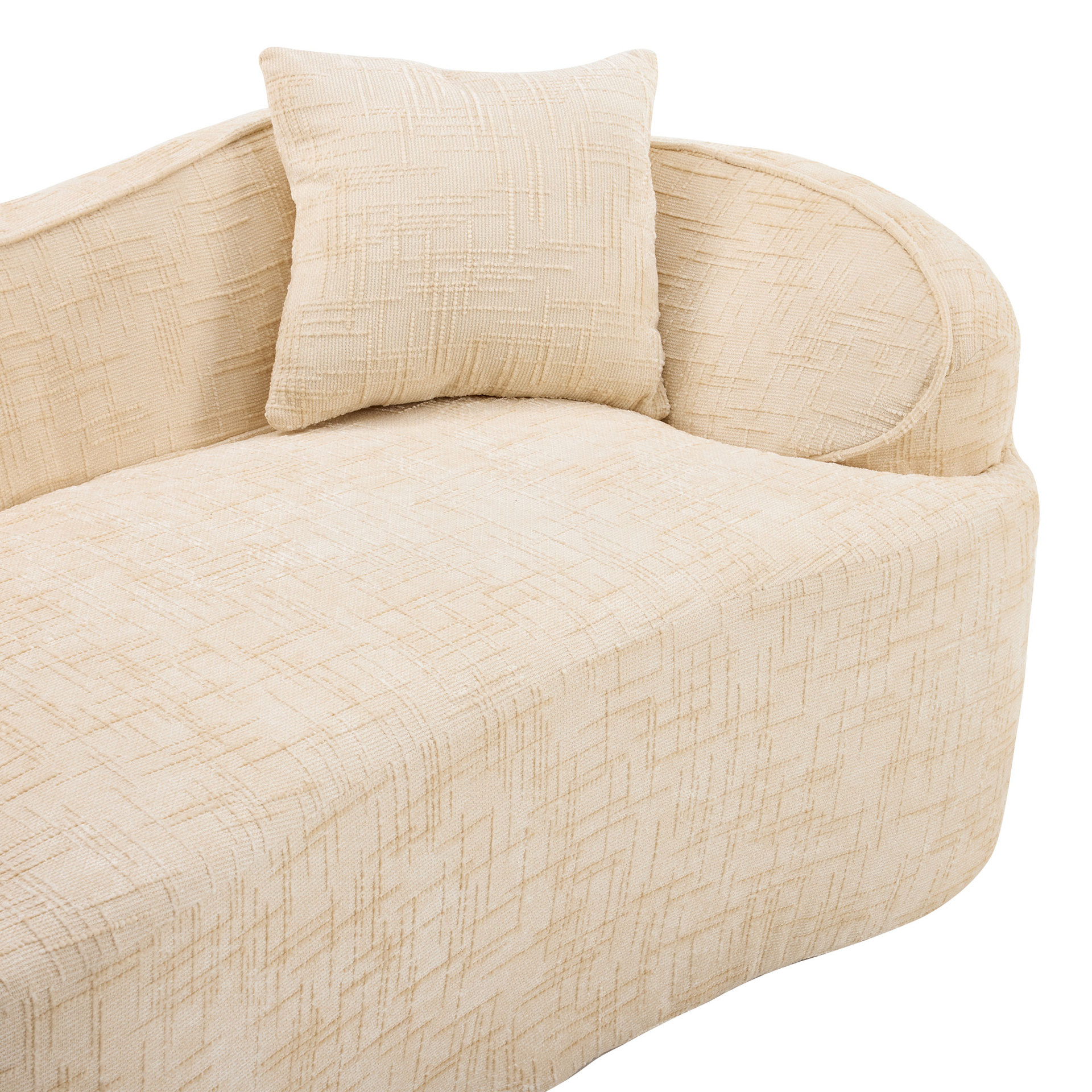 Inventario de un regalo de acompañante de negocios a rayas sólidas de sofá de Chenille cojín de respaldo con almohada de sofá central