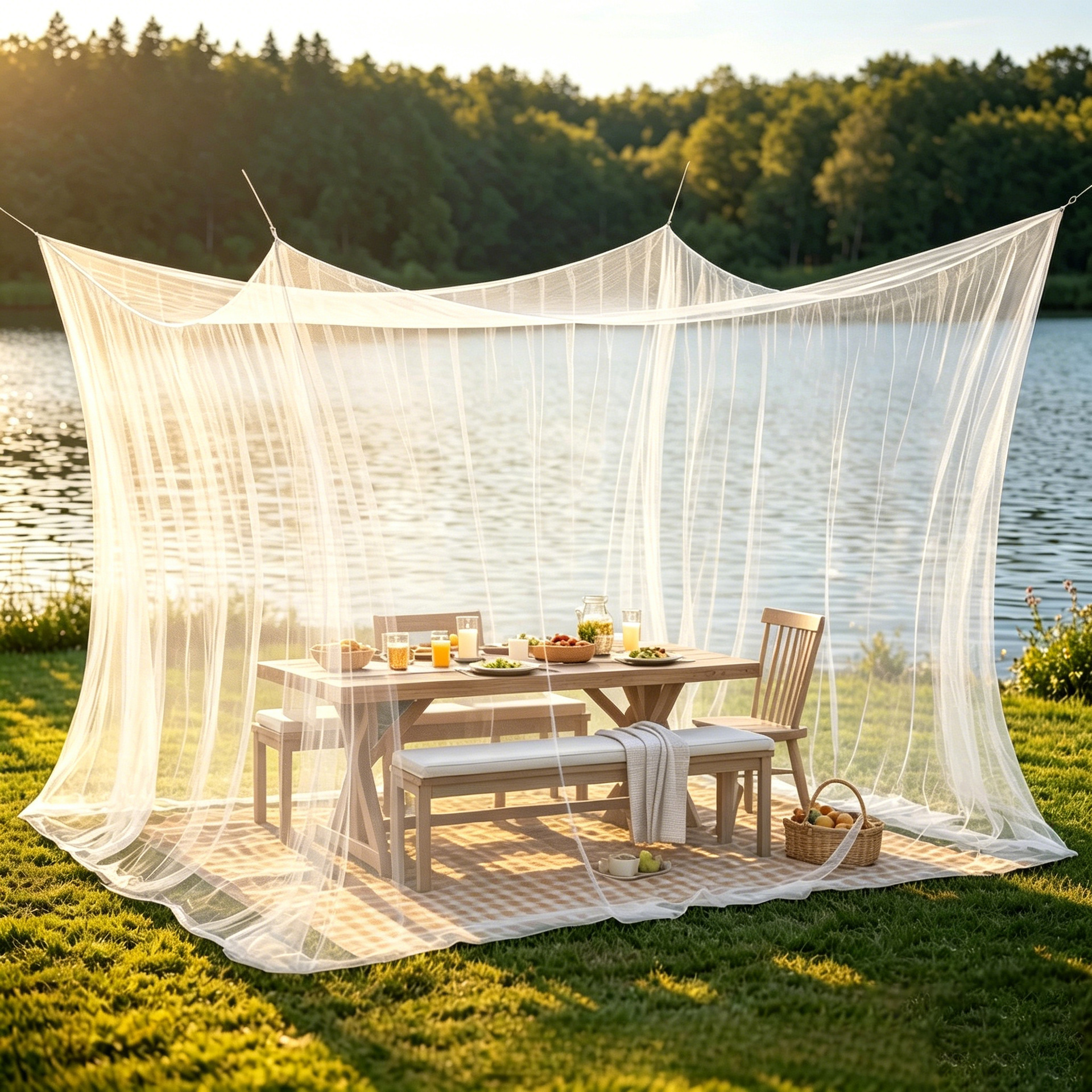 Outdoor Hanging Mosquito Net For Garden Patio And Camping_voghion.com