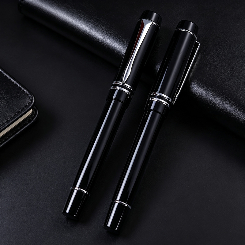High-end business gift pens, featuring a substantial feel, metal construction, and suitable for office and meeting use; neutral-colored pens; wholesale of business gift pens and ballpoint pens