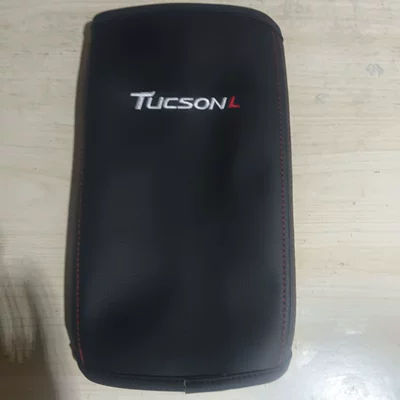Sürətlər qutusu və əl tormozu başlıqları Center Armrest Box Cover Leather