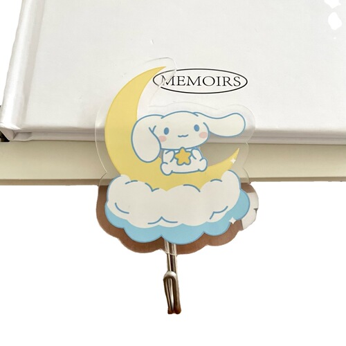 Cartoon Student Door Hook, Yiwu Small Commodity Bathroom Gift, Cute Acrylic No-Drill Hook