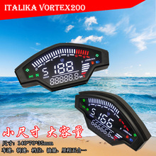 出口墨西哥AKT200摩托车Vort-x 200仪表ITALIKA速度表装电子码表