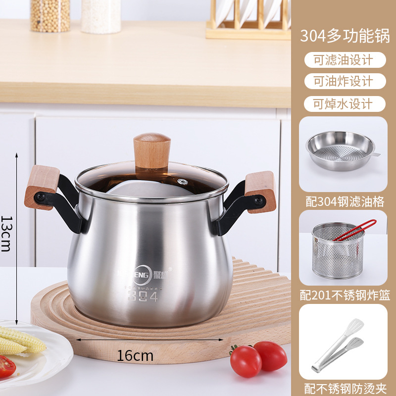 더블 핸들 모델 2.5L # 오일 저장 팬 + 오일 필터 304개 + 튀김 바구니 201개 + 클립 201개