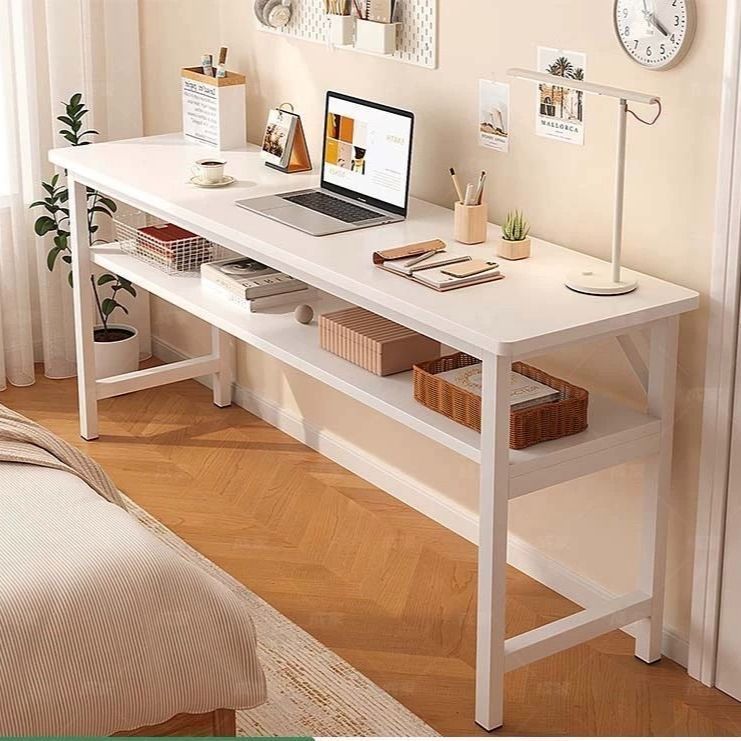 Desktop Computer Table Width 30cm Long Table Desk Student Wall-Mounted Rectangular Narrow Edge Workbench Simple Table