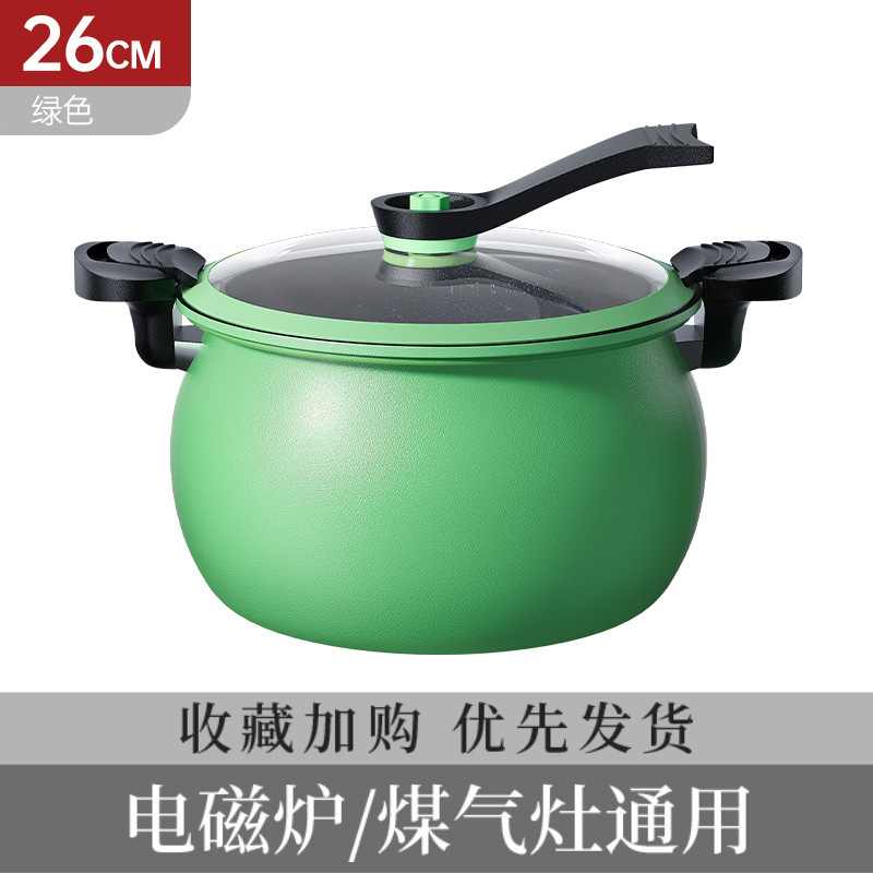 Nuevo antiadherente olla de cocción a presión doméstica olla de cocción a presión micro olla de cocción multifuncional