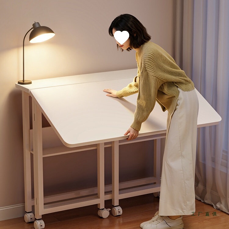 Folding Table, Movable Desk, Home Computer Desk, Bedroom Bedside Table, Simple Study and Writing Table, Work Table Folding Table, Movable Desk, Home Computer Desk, Bedroom Bedside Table, Simple Study and Writing Table, Work Table