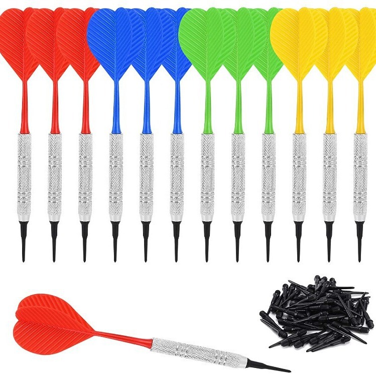 【Direct from Manufacturer】14G Safe Soft Darts 12-Piece Set Leisure All-In-One Electronic Plastic Dartboard Set 【Direct from Manufacturer】14G Safe Soft Darts 12-Piece Set Leisure All-In-One Electronic Plastic Dartboard Set