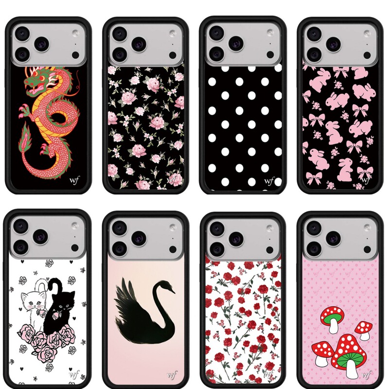 Wildflow Black and White Cat Mobile Phone Case Suitable for Iphone17 Apple 16Promax/15Plus Protective Cover Wildflow Black and White Cat Mobile Phone Case Suitable for Iphone17 Apple 16Promax/15Plus Protective Cover