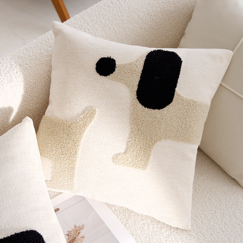 Cute de dibujos animados cachorro funda de almohada de tira larga habitación de los niños almohada larga con núcleo original simple cojín de sofá animal