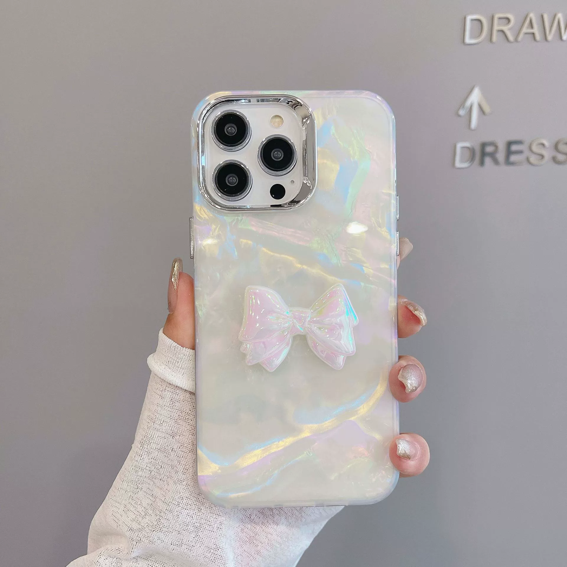 Чехол совместимый с Apple для iPhone 15 с бантом, 15promax, iPhone