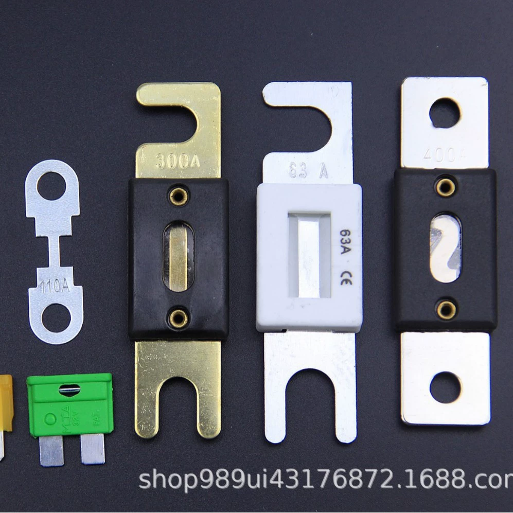 Планшетный автомобиль Большой вилка болт предохранитель 20A-600A вилочный погрузчик лезвие предохранитель базовый блок