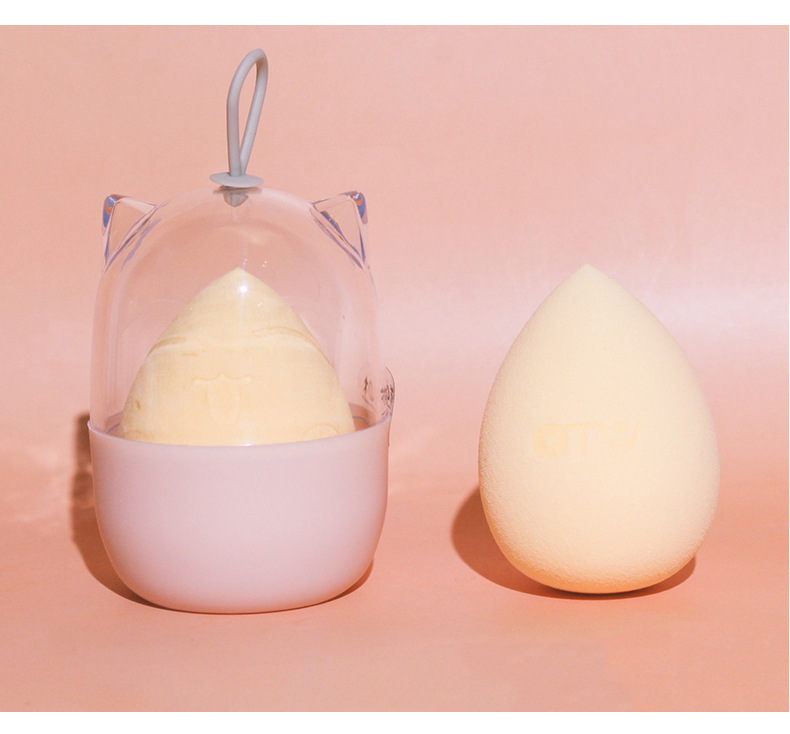 Wet And Dry Makeup Powder Puff Hydrophilic Polyurethane Makeup Egg display picture 3