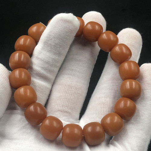 Buddhist Yoga Bracelet bodhi root lap hand string is gradual change soft bodhi root bead bracelet