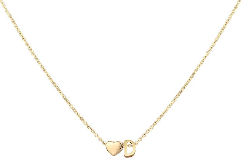 Collier pendentif cœur en acier titane avec 26 lettres anglaises, style transfrontalier, pour femme, style Niche Light Luxury_voghion.com