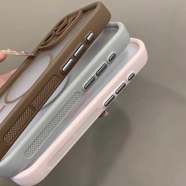 iPhone17手机壳天眼二合一磁吸全包镜头半透磨砂适用苹果16保护套|undefined