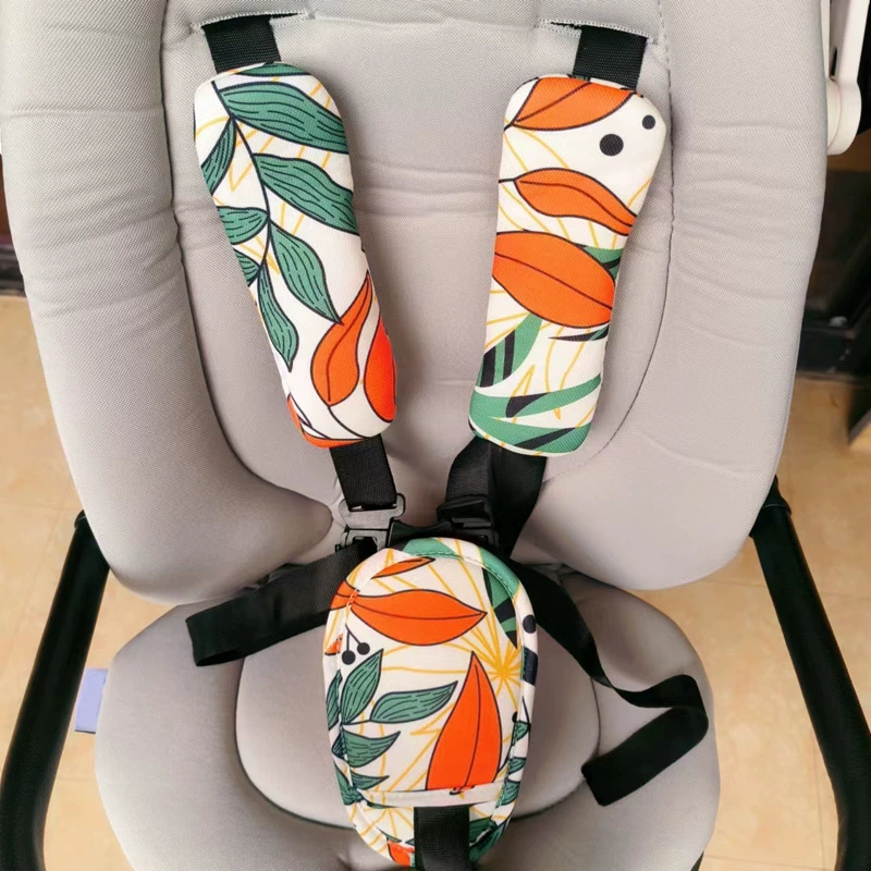 Stroller, seat belt, protective shoulder pads, universal chair