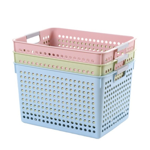 Classic Hollow Large Children's Toy Storage Basket Plastic Storage Basket Kitchen Vegetable Storage Organizer Wholesale