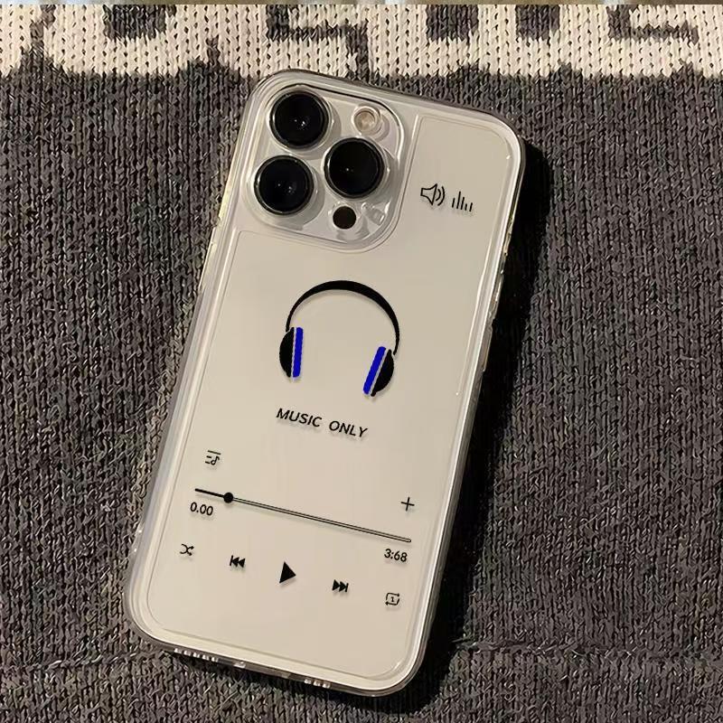 The music player is suitable for Apple 16/15 iPhone12/13/14/15 soft 8p full burst fashion advanced trend