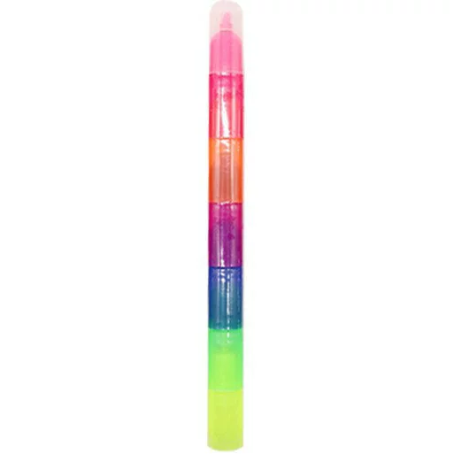 Style 2 consists of 6 small pieces and comes with a cap of translucent highlighter