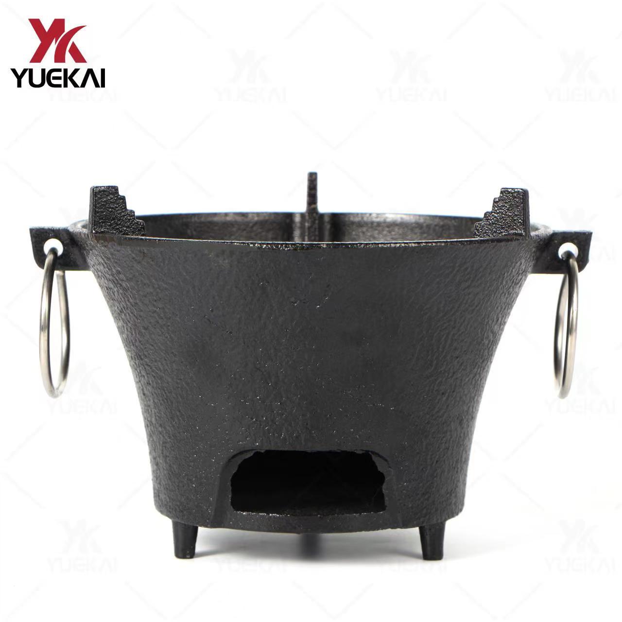 Estufa para té cocina camping hogar estufa de carbón de hierro fundido hogar portátil barbacoa parrilla estufa de carbono japonés