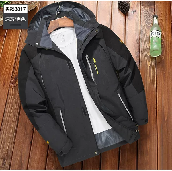 Spring and Autumn Jacket Men's Windproof and Waterproof Outdoor Windbreaker Thin Jacket Large Size Xizang Couple Single Layer Mountaineering Jacket