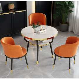 洽谈桌接待桌休闲桌椅组合咖啡奶茶甜店餐桌家用阳台小茶桌