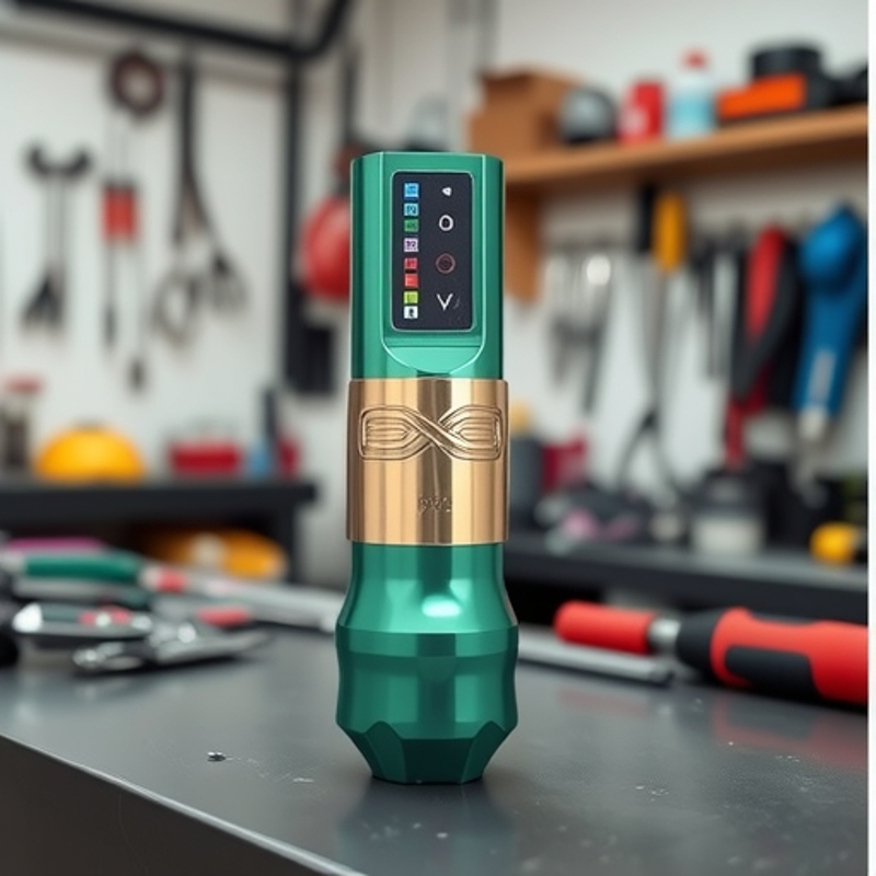 Máquina de tatuaje Liqi con motor tipo bolígrafo, doble batería, carga inalámbrica, motor de copa hueca, para tatuajes y bordado de cejas, máquina todo en uno, transfronteriza.