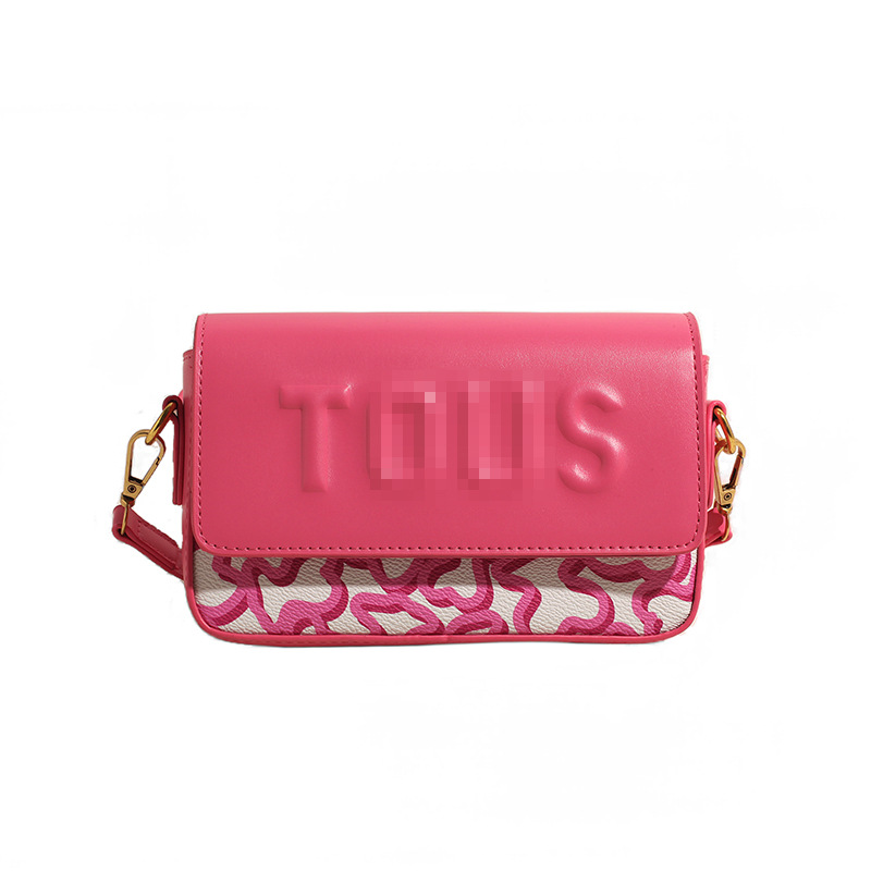 Bolsos transfronterizos para mujer 2024 nueva tendencia de moda bolsos de mujer bandolera bolso de cadena con letras bags pequeño bolso cuadrado