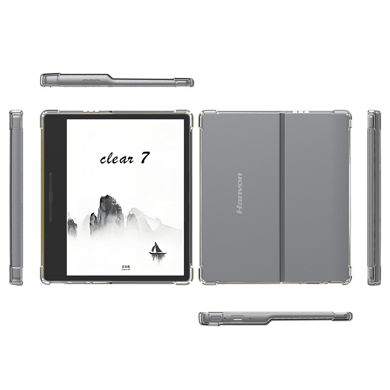 Hanwang clear6/6Plus/6Pro/clear7 電子ブック保護カバーエアバッグ落下防止透明ソフトシェルに適しています。|undefined