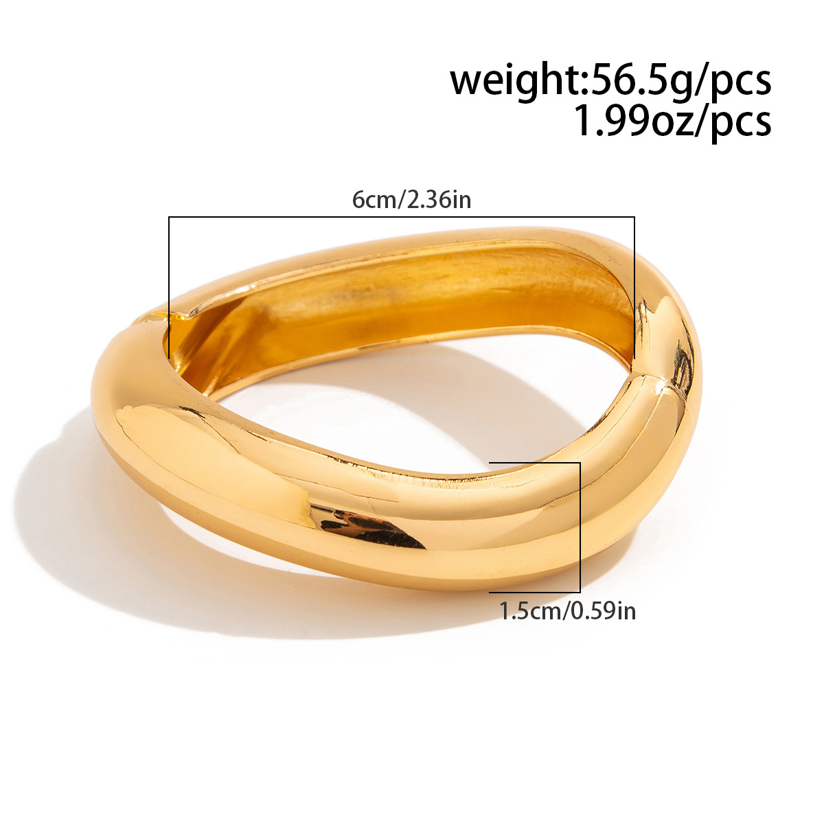 Retro Punk Solid Color Alloy Bangles Wholesale display picture 18