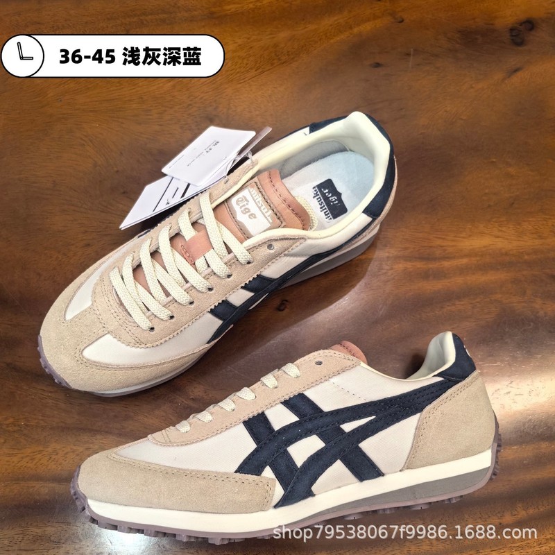 莆田鞋工厂鬼冢老虎etr运动复古阿甘系鞋带休闲软底平底轻便鞋|undefined