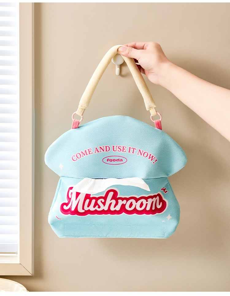 Car Tissue Bag Hanging Pouch Cute Star Pig Car Tissue Box for Interior Use Seat Tissue Bag Hanging Tissue Box