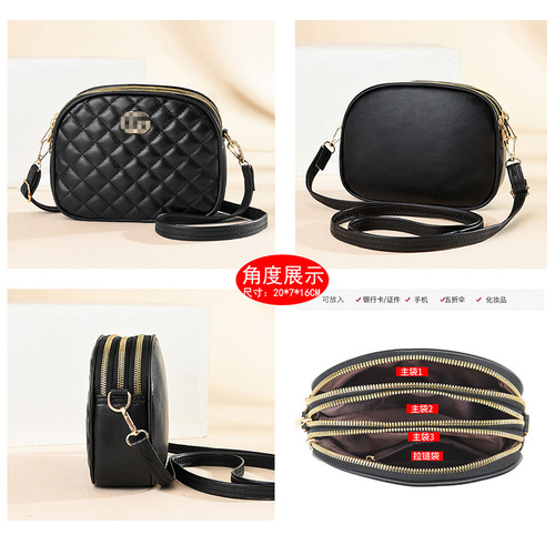 Diamond bag ladies small round bag  new fashion trend crossbody bag internet celebrity embroidered shoulder factory wholesale