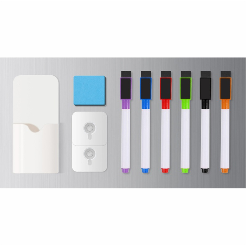 Tablero de exhibición de pegatinas de nevera Tablero de mensajes de pegatinas magnéticas Acrílico transparente puerta de hierro puerta de hierro