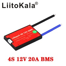 LiitoKala 4S 20A 12V PCM/PCB/BMS 12V LiFePO4늳ؽM