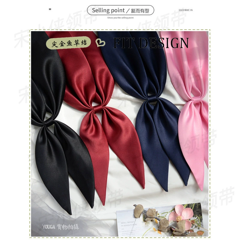 Colored student pleated skirt, bow tie, cute scarf with bow