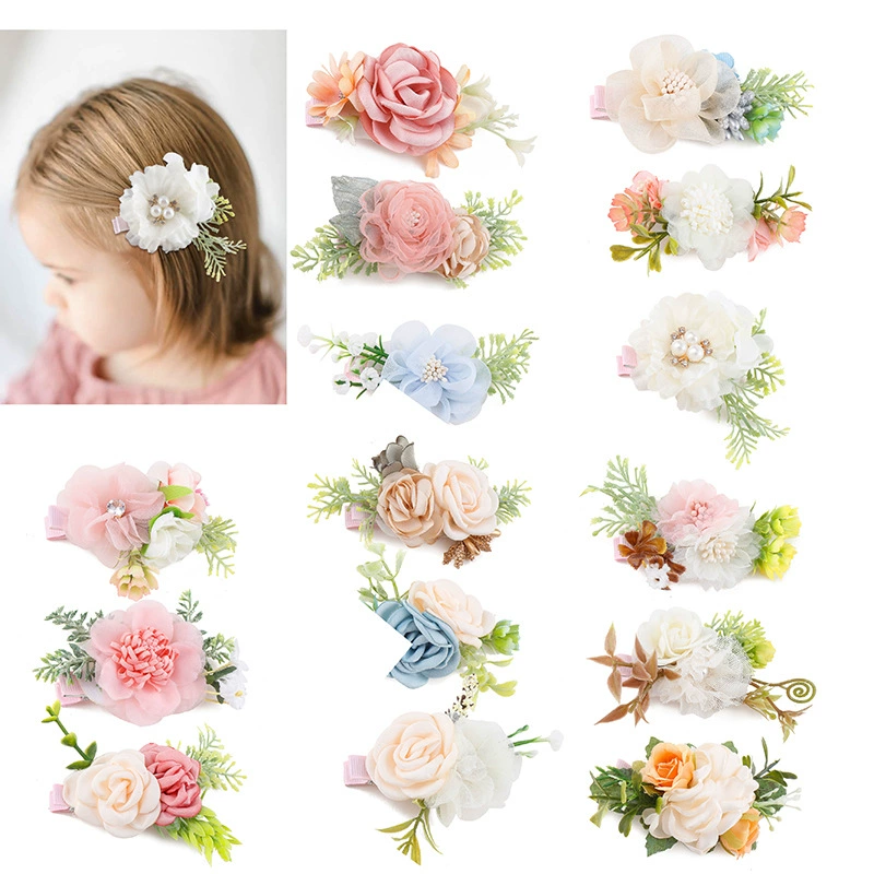 Прямая поставка с фабрики, трансграничные новые детские аксессуары для головы в Европе и США, популярные детские заколки для волос для девочек, комбинация аксессуаров для волос