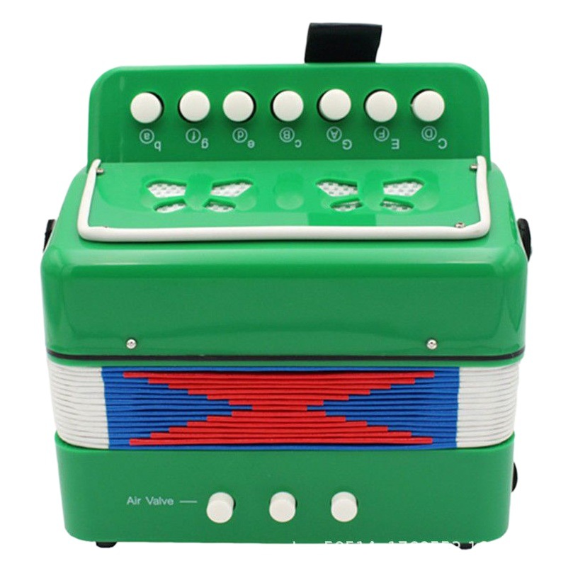 7 Clave 2 bajo niños acordeón adulto principiante pequeño instrumento musical educación temprana piano juguete regalo