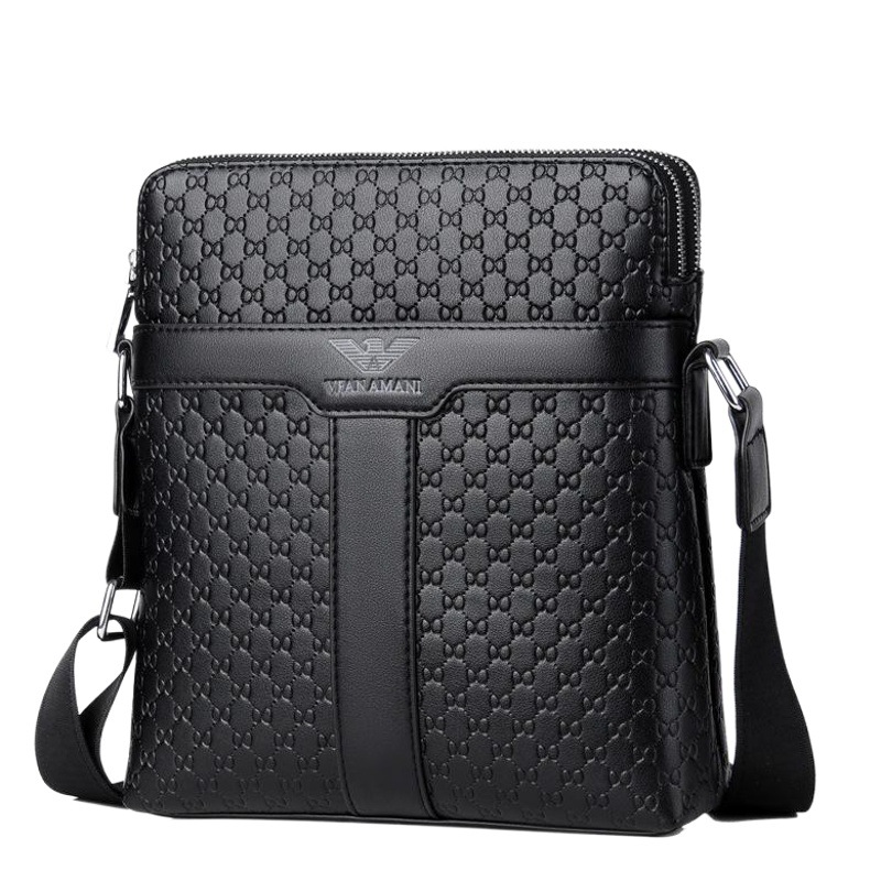 Men's Bag Shoulder Bag Hanging Bag Men's Backpack Crossbody Bag Cowhide Casual Small Bag Business Leather Bag Cross Bag