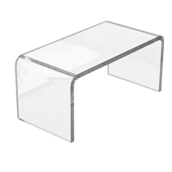 アクリルu型物置棚のデスクトップは階層的に高くなっています。