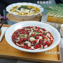 食品模型红烧食物清蒸鱼酸菜鱼剁椒鱼头烤鱼假菜摆设道具其他编织